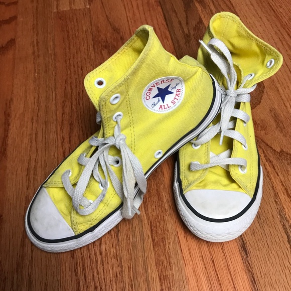 high top yellow converse